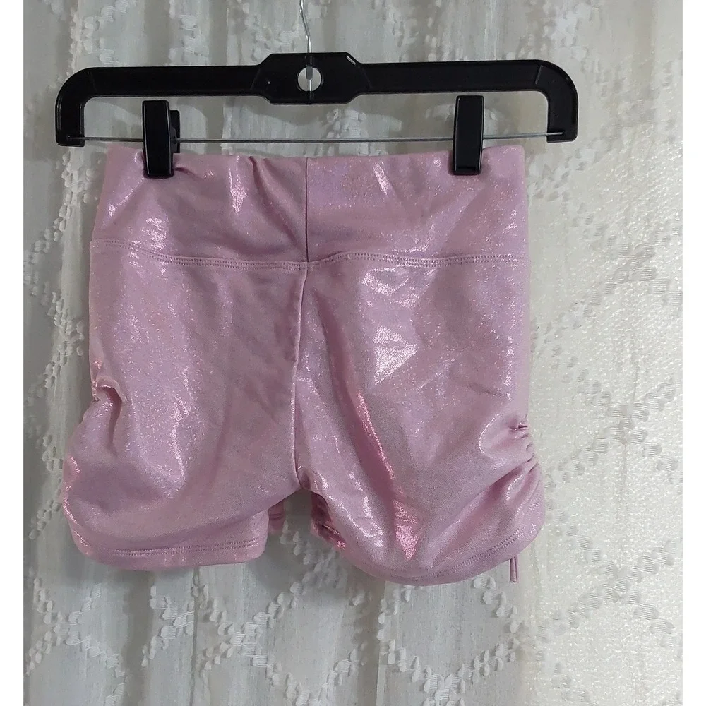 Justice metallic shorts